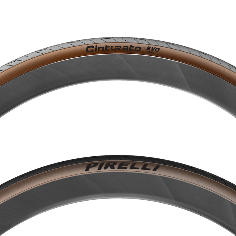 Load image into Gallery viewer, Pirelli Cinturato EVO TLR Road Tire, 700x32C, Folding, Tubeless Ready, SmartEVO AS, TechWALL+, 60TPI, Tanwall