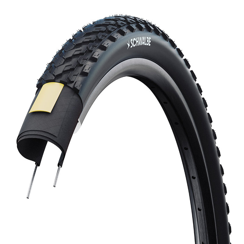 Load image into Gallery viewer, Schwalbe Motion Land Cruiser Tire - 26 x 2.00, Clincher, Wire, Black, Standard, K-Guard, Green, E-25