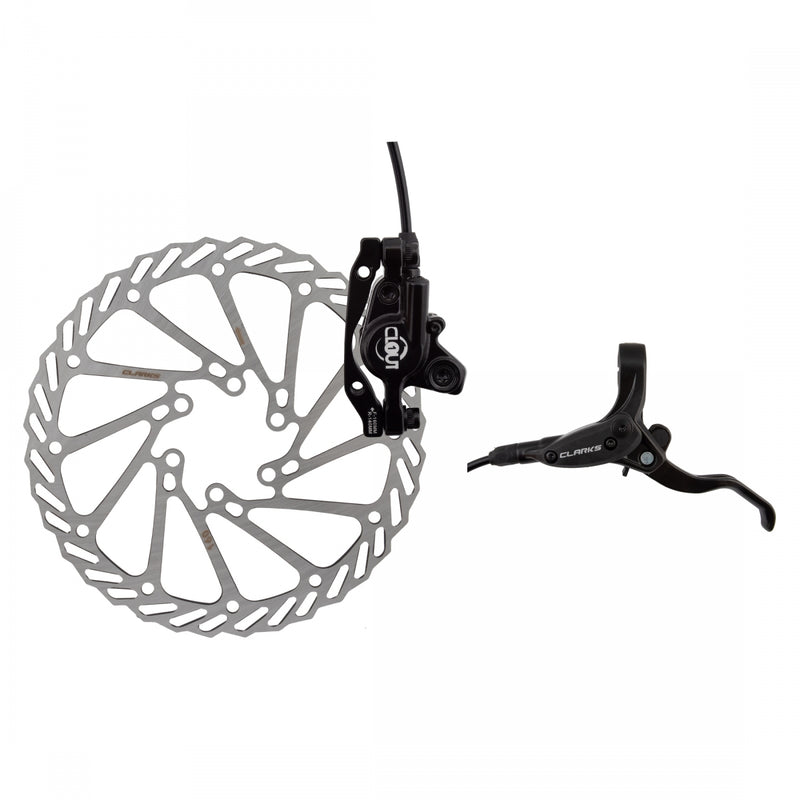 Load image into Gallery viewer, Clarks-Clout-1-Hydraulic-Disc-Brake-Kit-Disc-Brake-&-Lever-Universal-HBSL0127-MTB-Flat-Bar-Disc-Brakes