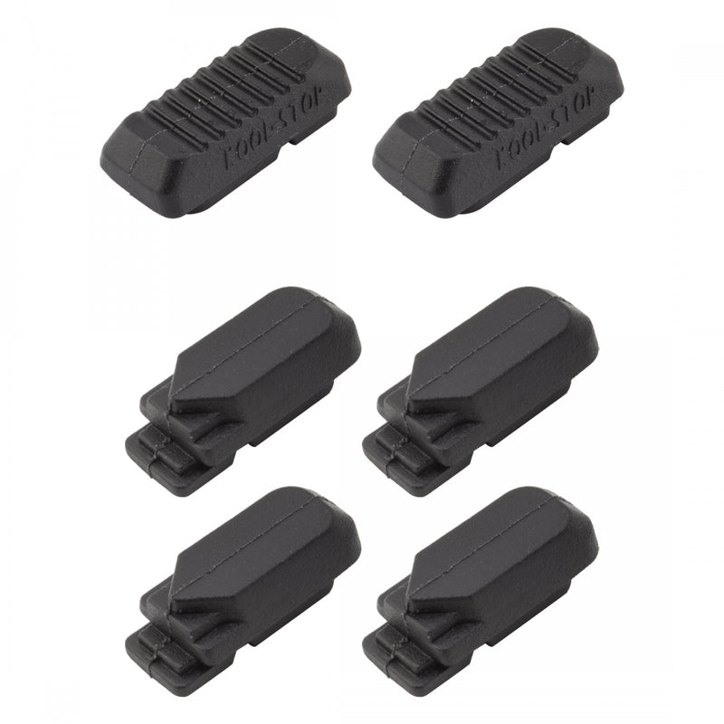 Load image into Gallery viewer, Koolstop Tectonic Brake Shoe Inserts | Standard Black Replacement Pads for MTB & V-Cantilever Brakes