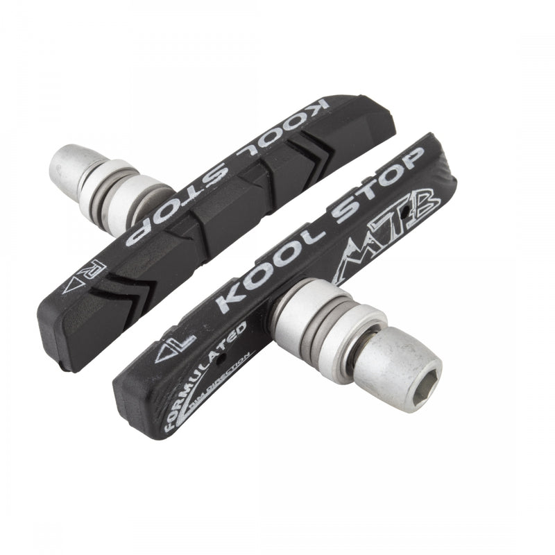 Load image into Gallery viewer, Pack of 2 Pairs, Kool-Stop Mountain V-Brake Pads Threaded Post for Linear Pull