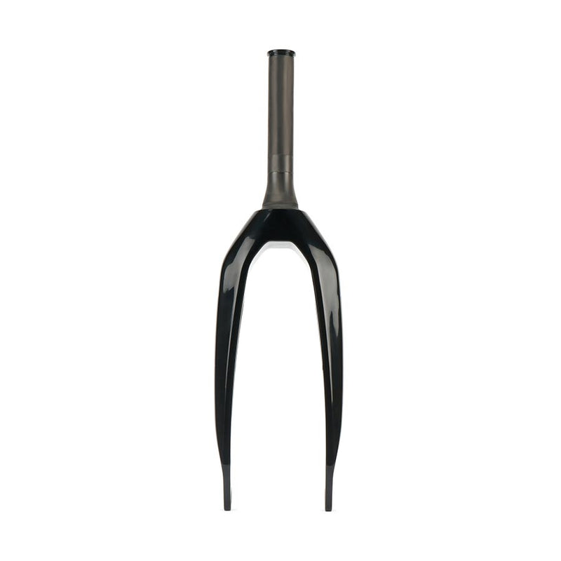 Load image into Gallery viewer, ARISE Terra Pro Rigid Fork 20'', 1-1/8''-1.5'', 20x100mm TA with 10mm adapters, Rake: 32mm, Black