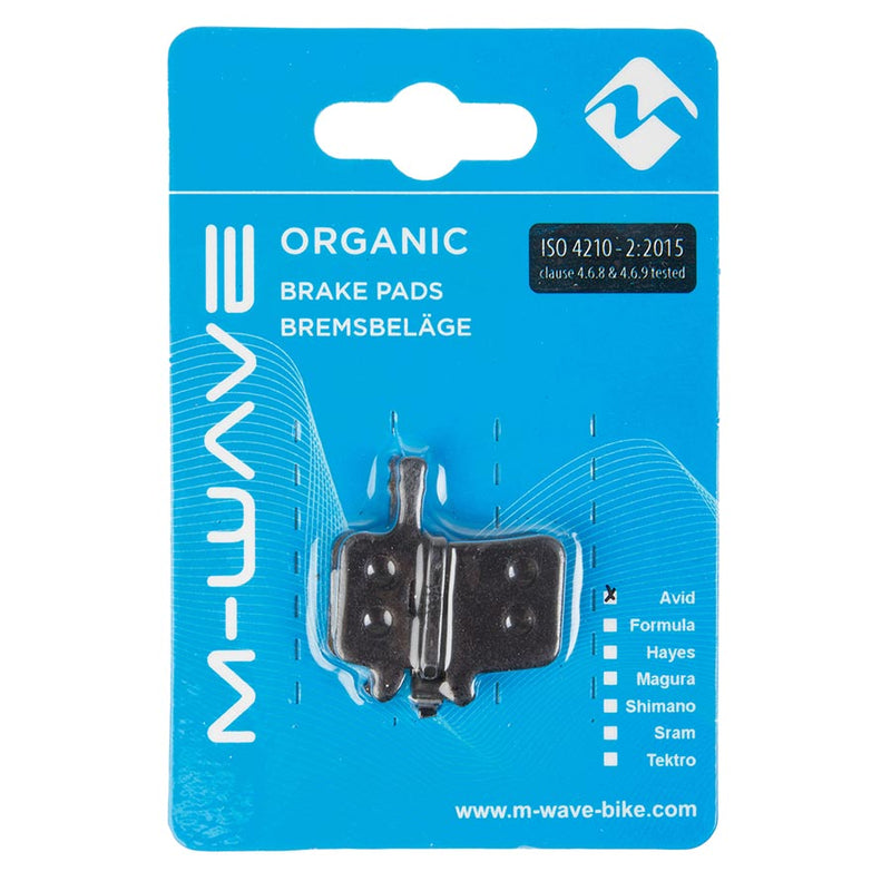 Load image into Gallery viewer, M-Wave Organic ASP1 Disc Brake Pads, Shape: Avid Juicy/BB7, Organic