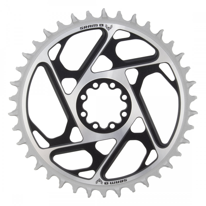 Load image into Gallery viewer, SRAM XX SL Eagle T-Type Direct Mount Chainring - 38t, 12-Speed, 8-Bolt Direct Mount, 0mm Offset, Aluminum, Black/Silver,