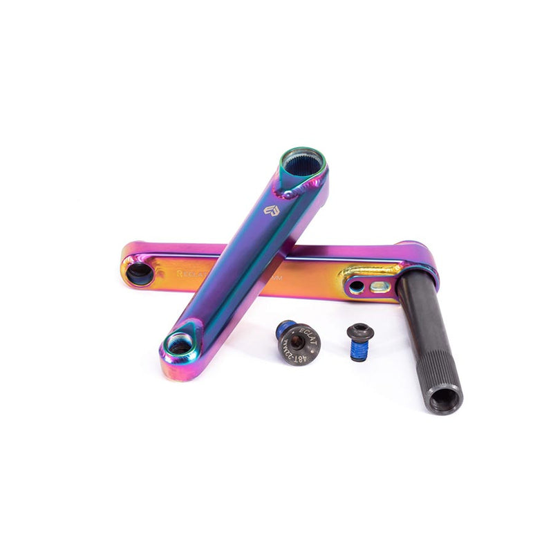 Load image into Gallery viewer, Eclat Spire Crankset Spindle: 22mm, 22mm, 170mm, Multicolor, BMX, Set