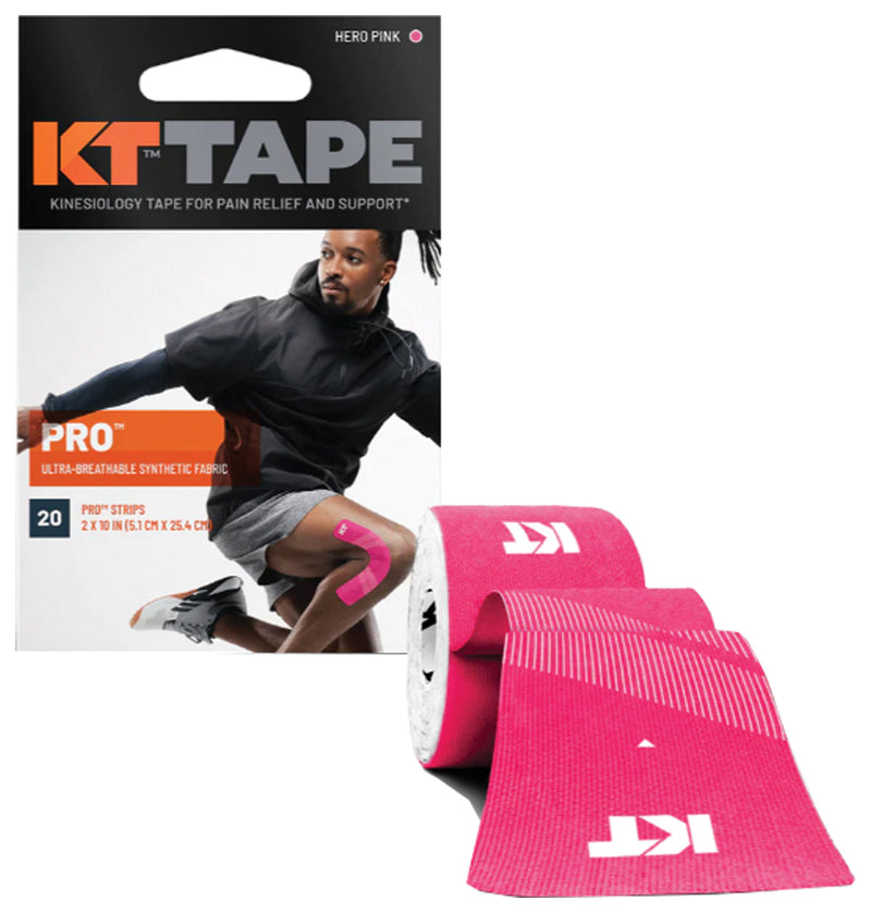 Load image into Gallery viewer, Kt Tape Pro 20 Strip 10" Precut Pink