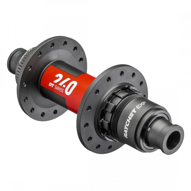Load image into Gallery viewer, DT Swiss 240 EXP Rear Hub - 12 x 148mm, Center-Lock, XD, Black/Red, 28H, 36pt