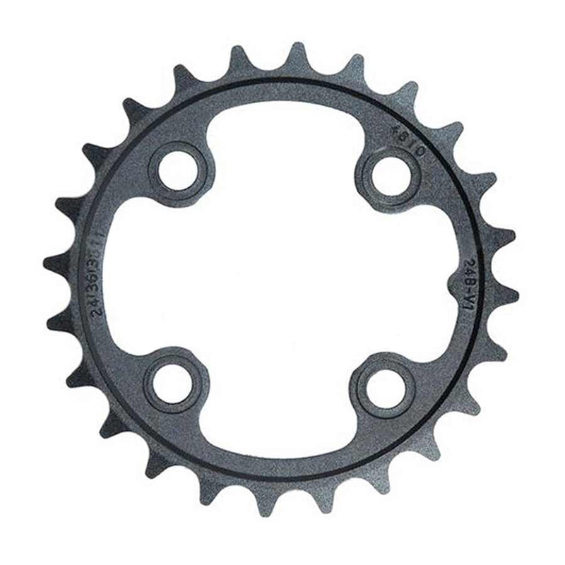 Load image into Gallery viewer, Truvativ 26T 9 sp BCD 64mm 4-Bolt, Inner Chainring, For MTB triple, Aluminum, Black, 11.6215.092.000