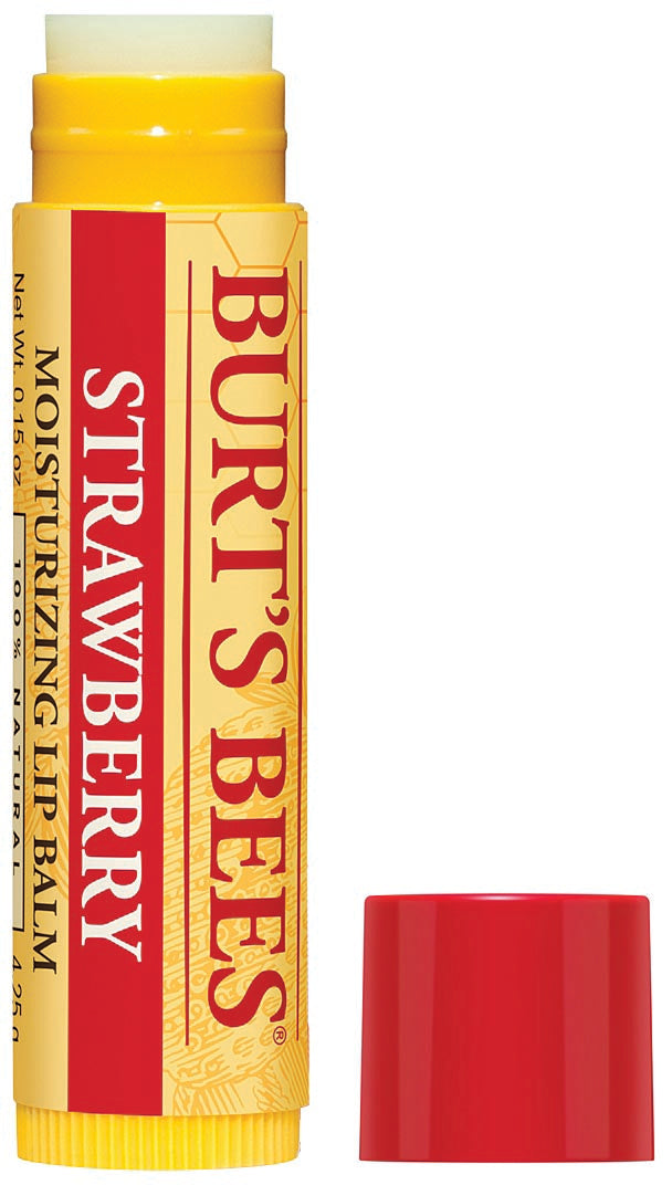 Load image into Gallery viewer, Burt's Bees Strawberry Lip Balm - Nourishing Lip Care for Soft, Smooth Lips