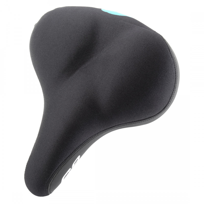 Load image into Gallery viewer, Cloud-9 Unisex Bicycle Comfort Seat Cruiser - Black Steel Rails Lycra Cover