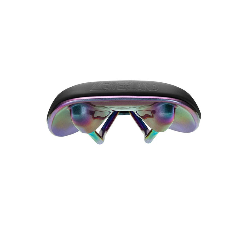 Load image into Gallery viewer, SDG Bel-Air V3 Overland Saddle - PVD Coated Lux-Alloy, Black/Oil-Slick, Limited Edition Fuel