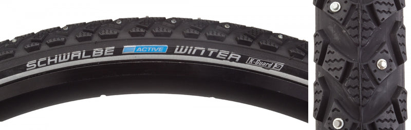 Load image into Gallery viewer, Pack of 2 Schwalbe Winter Tire 700x35 Clincher Wire KGuard Winter Touring