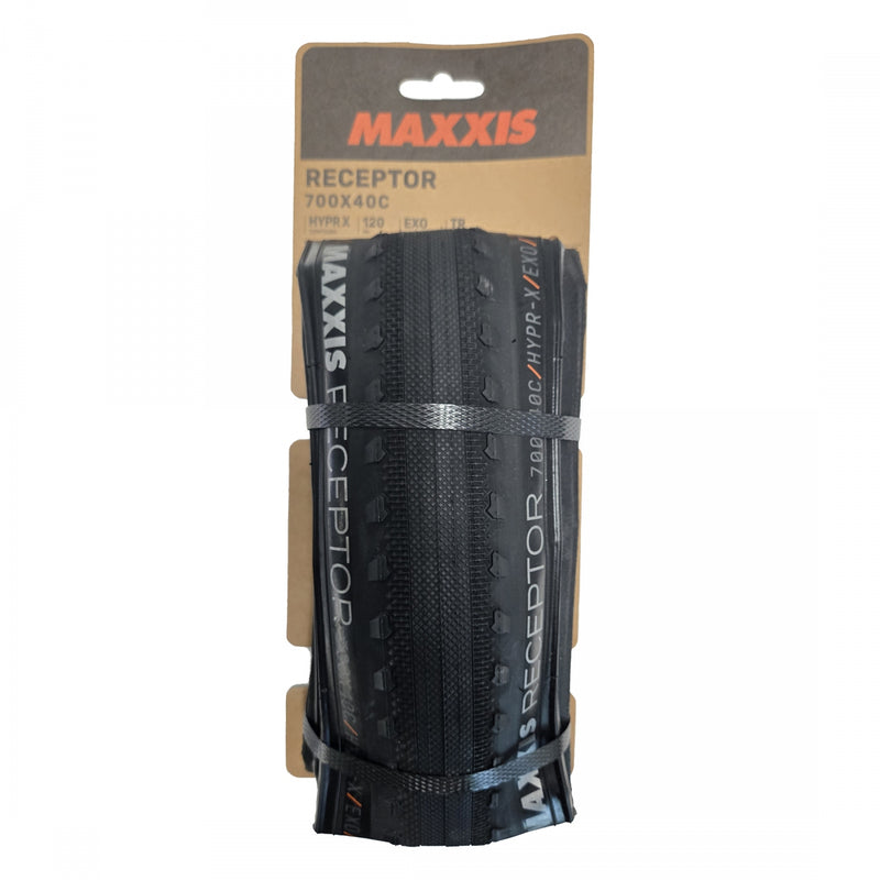 Load image into Gallery viewer, Maxxis Receptor 700x40C Gravel Tire Bundle Tubeless-Ready, HYPR-X Compound, EXO Protection