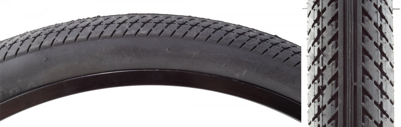 Load image into Gallery viewer, Pack of 2 Sunlite Cruiser 912 26x2.25 Clincher Wire 40 Black/Black Reflective