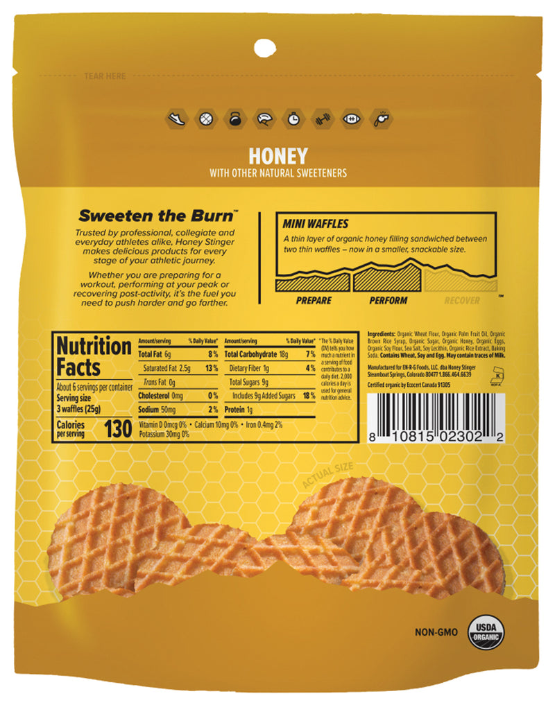 Load image into Gallery viewer, Honey Stinger Mini Waffles Bars, Honey