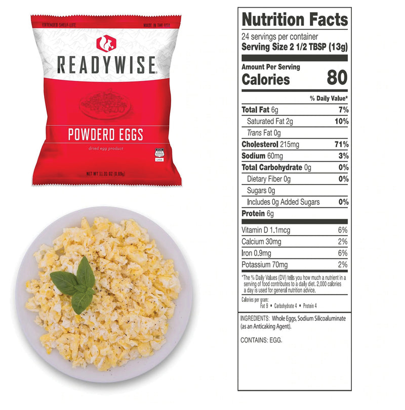 Load image into Gallery viewer, Readywise Wise Powdered Eggs - 144 Serving Emergency Food Supply