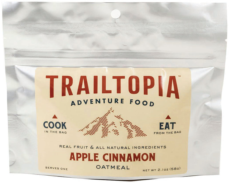Load image into Gallery viewer, Trailtopia Oatmeal Apple Cinnamon Oatmeal Meals - Delicious and Nutritious Trail Food for Outdoor Adventures