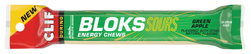 Load image into Gallery viewer, Clif Bloks Sours Chews Green Apple, 18pcs Pack of 18