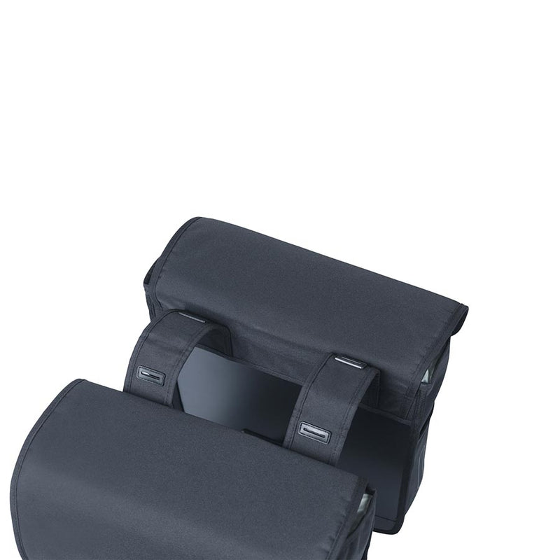 Load image into Gallery viewer, Basil Go Double Pannier 32L, Black, Pair