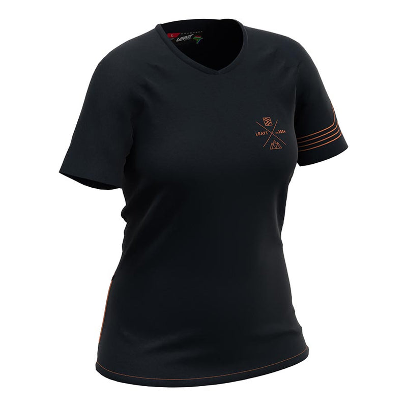 Load image into Gallery viewer, Leatt MTB AllMtn 2.0 Women Jersey, Black, XS