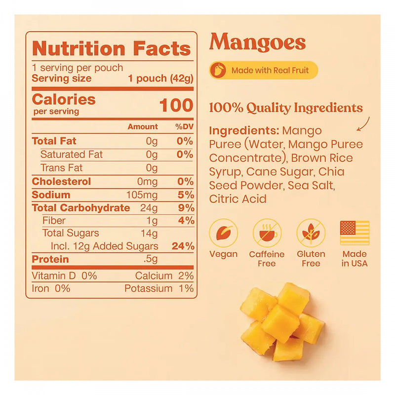Load image into Gallery viewer, Huma Chia Energy Gel Box of 24 Energy Mango Box of 24