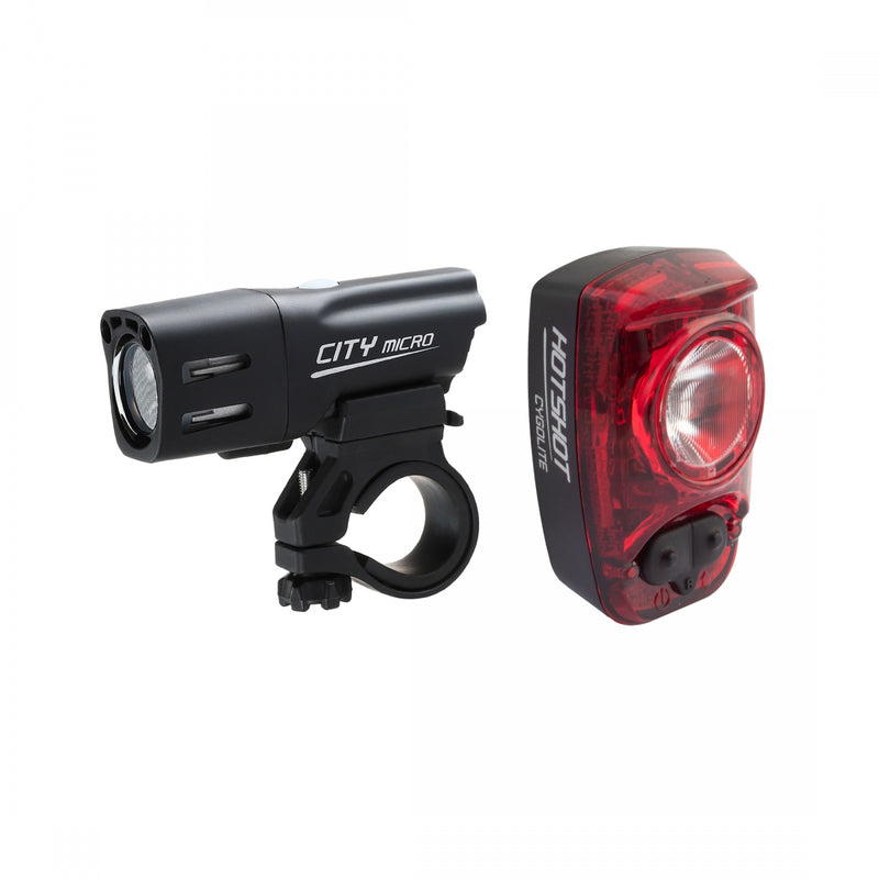 Load image into Gallery viewer, Cygolite-City-Micro-1200-Hotshot-180-Combo-Headlight-&-Taillight-Set-Flash-LGST0519