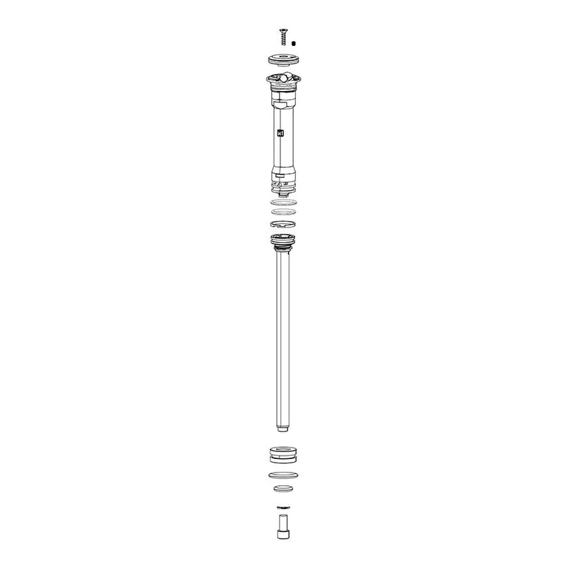 Load image into Gallery viewer, RockShox Damper for Paragon Gold Remote, Remote 10mm (2013+ PushLoc, OneLoc, Twistloc) Moco (Includes Spool, Cable Clamp