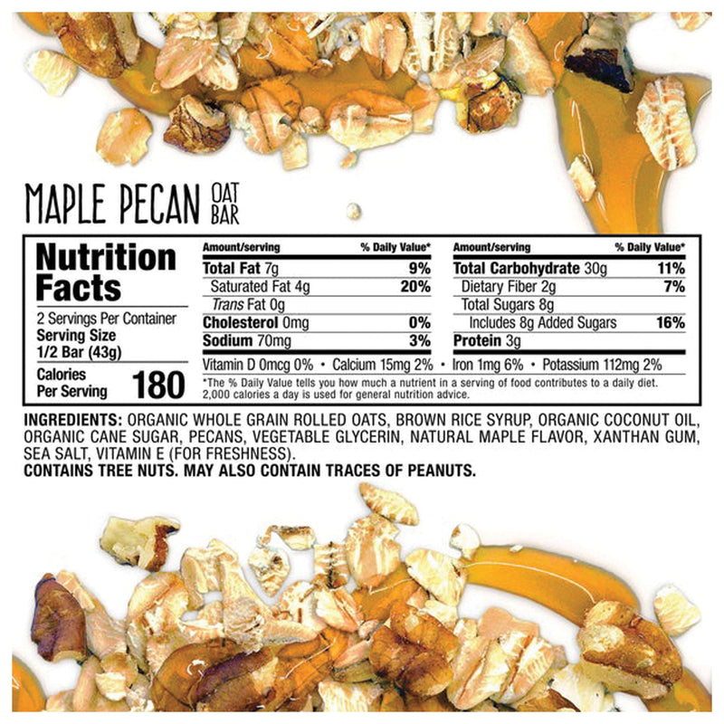 Load image into Gallery viewer, Bobo's Oat Bar Maple Pecan: A Deliciously Nutty and Sweet Treat! Pack of 12