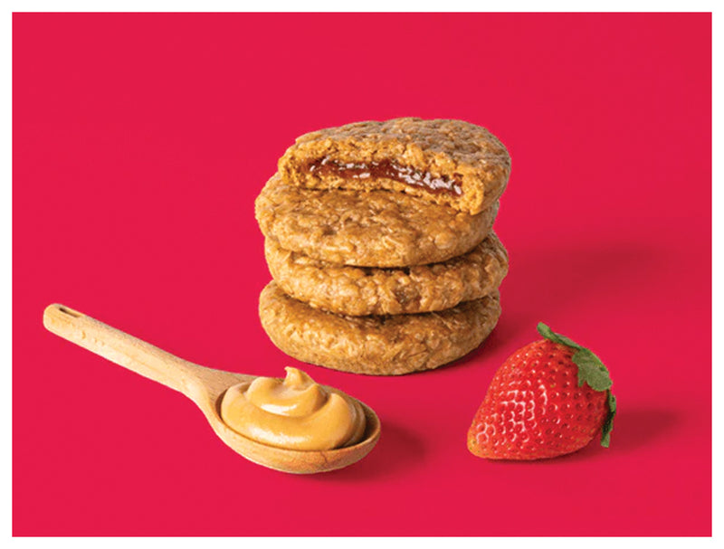 Load image into Gallery viewer, Bobo's Strawberry PB&J Oat Bar - A Delicious and Nutritious Snack! Pack of 12