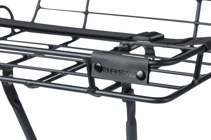 Load image into Gallery viewer, Basil Portland Front Rack, Aluminum, Black