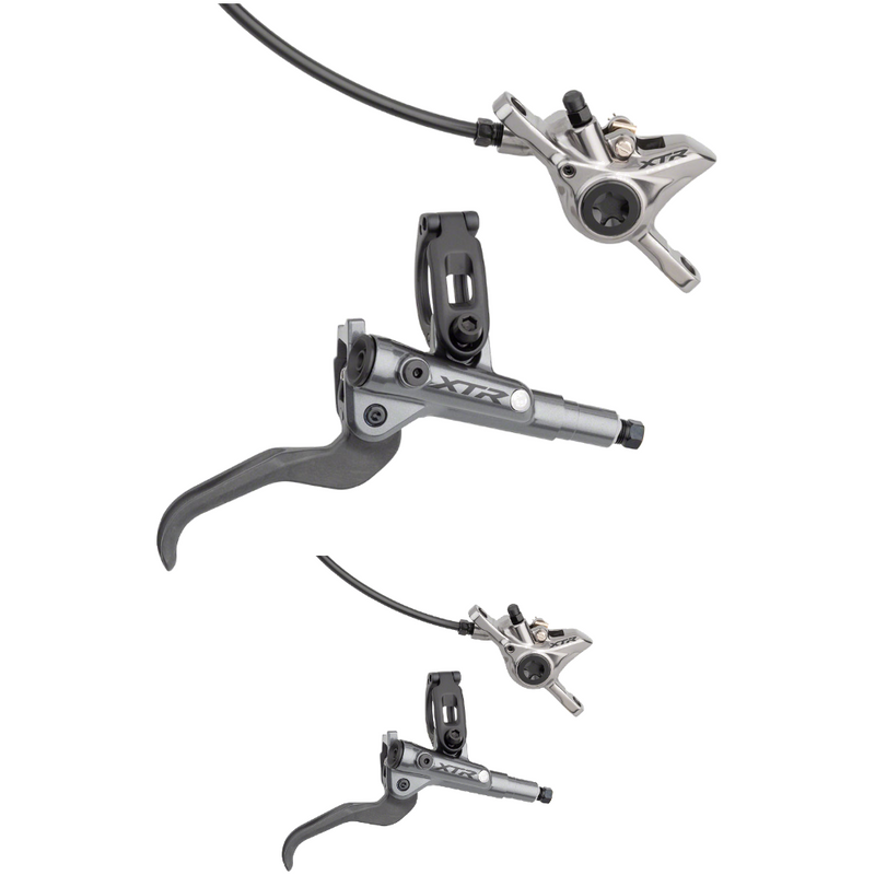 Load image into Gallery viewer, Shimano-Disc-Brake-&-Lever-Mountain-Bike-BR0776-BR0777-MTB-Flat-Bar-Disc-Brakes