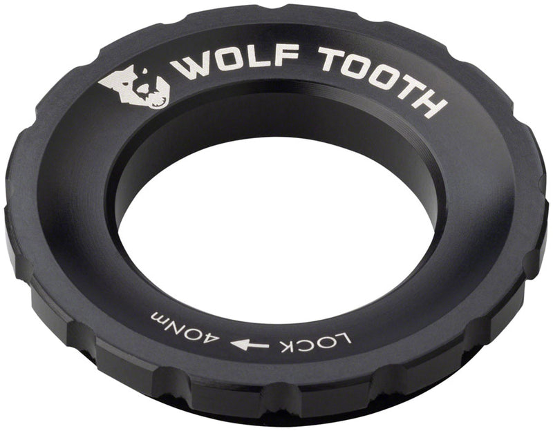 Load image into Gallery viewer, Pack of 2 Wolf Tooth CenterLock Rotor Lockring - Black