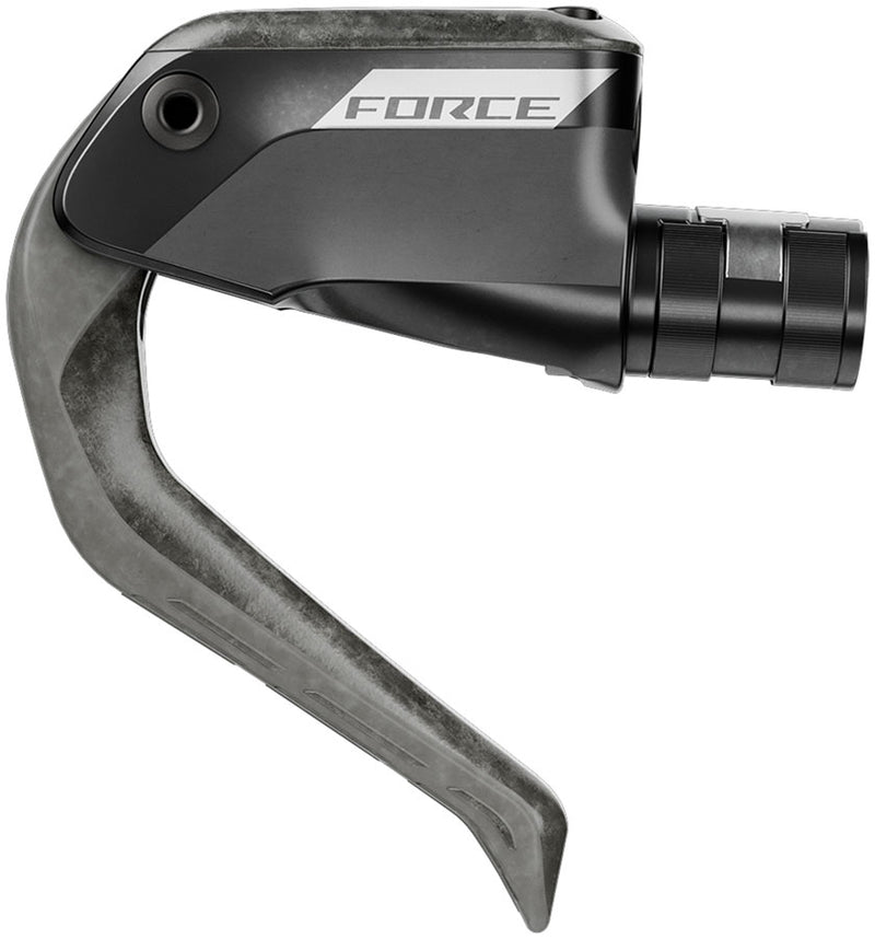 Load image into Gallery viewer, SRAM Force Aero Disc Brake and Lever - Front, Flat Mount, 20mm Offset, 1100mm Hose, Carbon Lever Blade, Black, E1