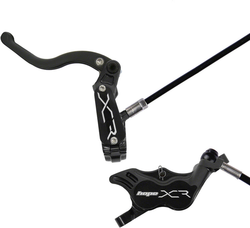 Load image into Gallery viewer, Hope XCR Pro E4 Hydraulic Disc Brake Set - Front & Rear Post Mount, Lightweight Carbon & Titanium