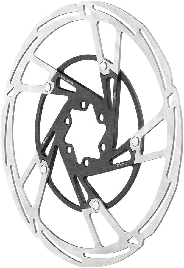 Load image into Gallery viewer, Jagwire 203mm Two-Piece Ebike & Bike Disc Brake Rotors with Magnet 6-Bolt Stainless Steel & Aluminum Construction