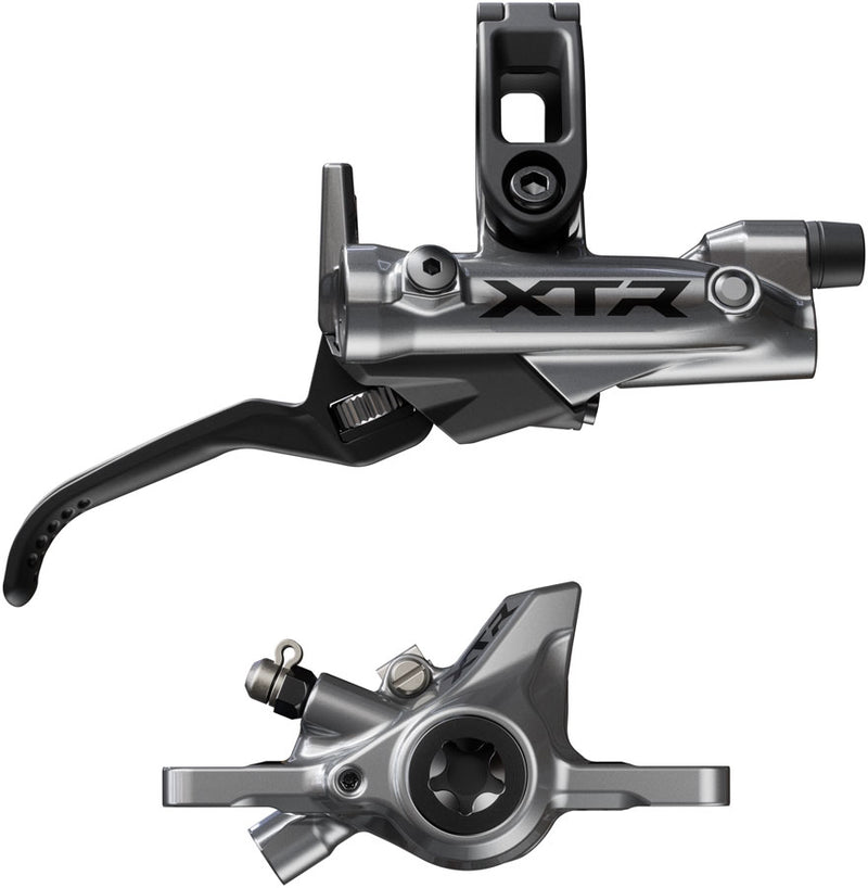 Load image into Gallery viewer, Shimano XTR M9200 Hydraulic Disc Brake & Lever Bundle - 2-Piston, Post Mount, Aluminum, Trail, MTB, Precision Control