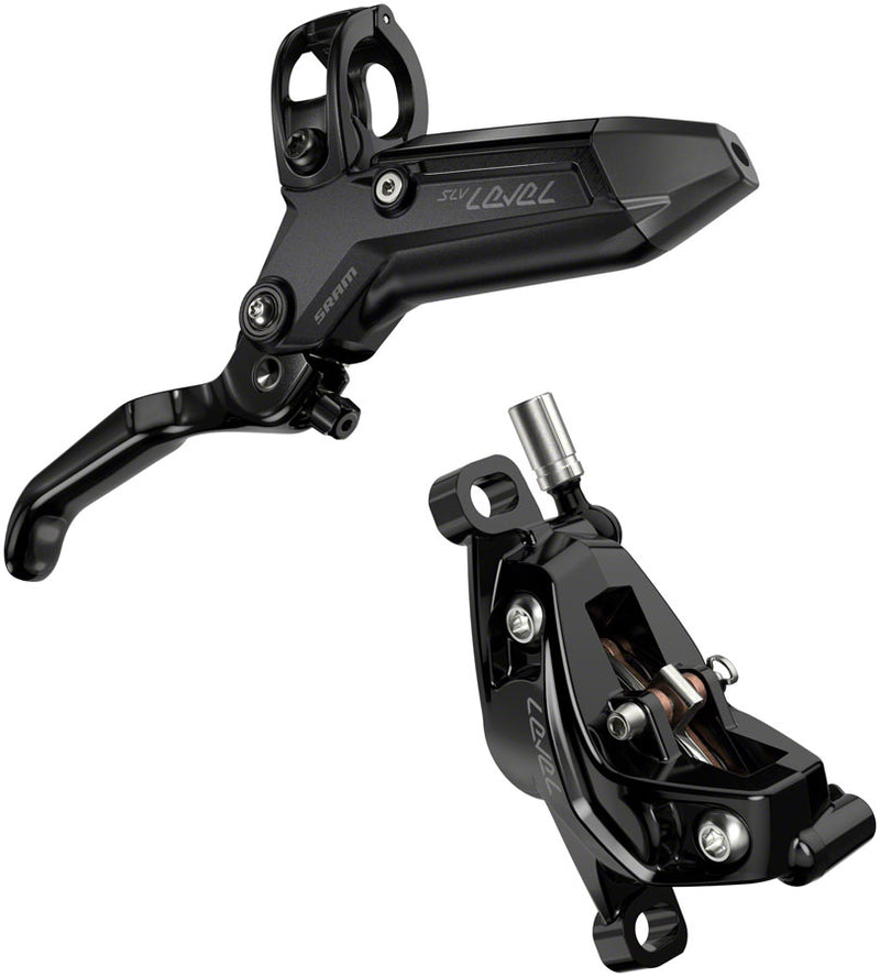 Load image into Gallery viewer, SRAM-Level-Silver-Stealth-4-Piston-Disc-Brake-and-Lever-Disc-Brake-&-Lever-Universal-DBKL0499-MTB-Flat-Bar-Disc-Brakes