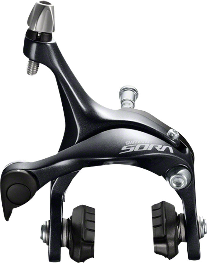 Load image into Gallery viewer, Shimano Sora BR-R3000 Front & Rear Brake Calipers Lightweight Aluminum, Short Reach, Quick-Release, Black Bike Brakes