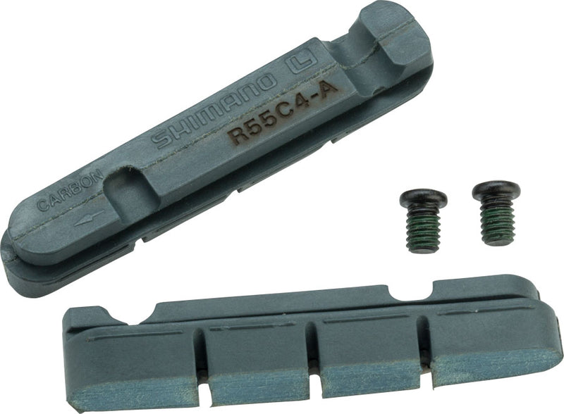 Load image into Gallery viewer, Pack of 2 Shimano R55C4-A Road Brake Pads Cartridge Inserts for Carbon Rims Pair