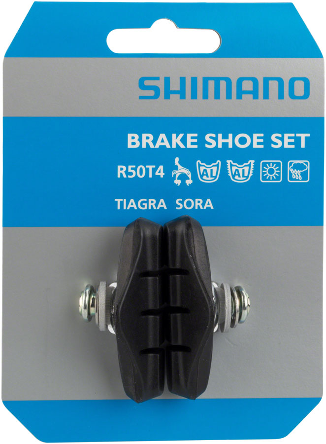 Load image into Gallery viewer, Shimano Claris R50T4 Caliper Road Rim Brake Pads Molded One Piece 5 Pairs