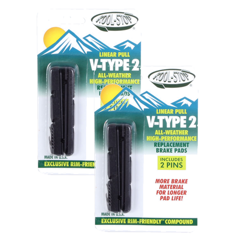 Load image into Gallery viewer, Kool-Stop-Brake-Pad-Insert-Universal-BRPD0378PO2-Bicycle-Brake-Pads