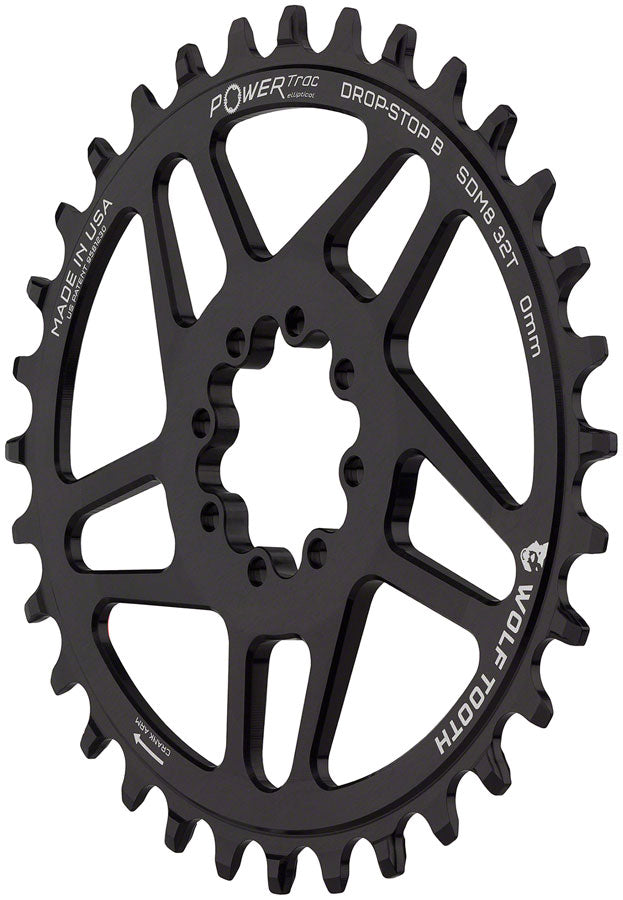 Load image into Gallery viewer, Wolf Tooth Elliptical Direct Mount Chainring - 32t, SRAM Direct Mount, Drop-Stop B, For SRAM 8-Bolt Cranksets, 0mm