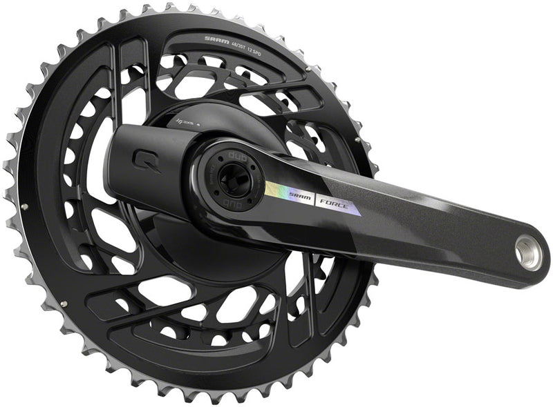 Load image into Gallery viewer, SRAM Force AXS Power Meter Crankset - 170mm, 2x 12-Speed, 46/33t, Direct Mount, DUB Spindle Interface, Iridescent Gray,