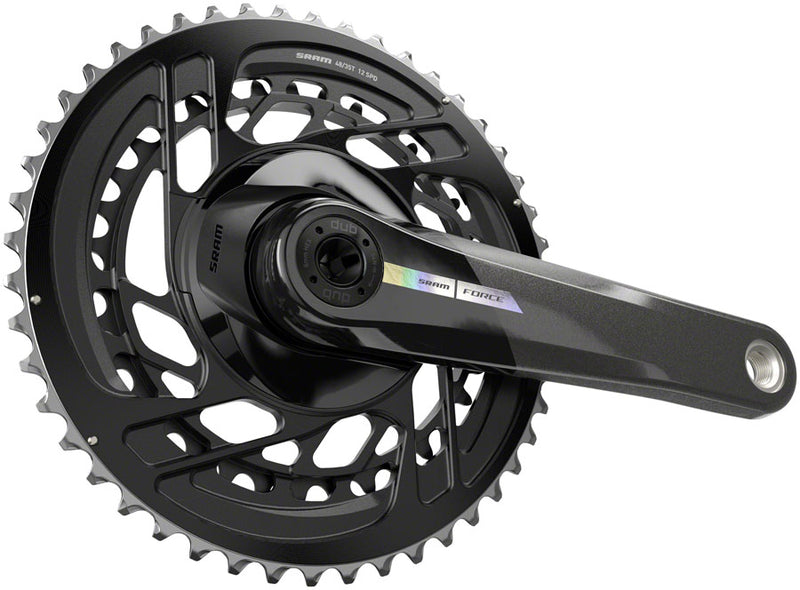 Load image into Gallery viewer, SRAM Force Crankset - 175mm, 2x 12-Speed, 48/35t, Direct Mount, DUB Spindle Interface, Iridescent Gray, D2