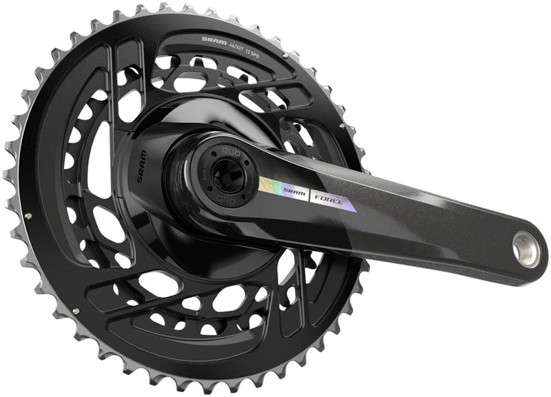 Load image into Gallery viewer, SRAM Force Crankset - 175mm, 2x 12-Speed, 46/33t, Direct Mount, DUB Spindle Interface, Iridescent Gray, D2