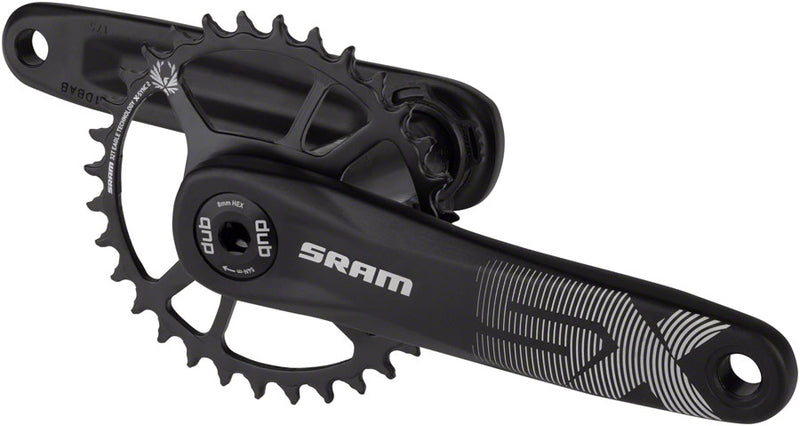 Load image into Gallery viewer, SRAM SX Eagle Crankset 175mm 12-Speed 32t DUB Spindle Interface Black