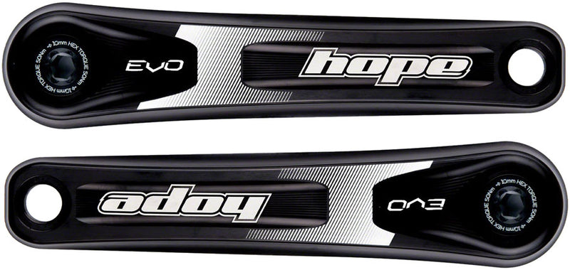 Load image into Gallery viewer, Hope Evo Crankset 170mm 9-Speed 30mm Spindle 392 EVO Aluminum Black