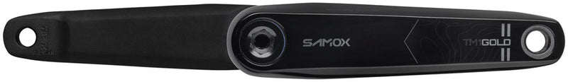 Load image into Gallery viewer, Samox Gold TM-1 Crankset - 165mm, 8-Bolt, Direct Mount, 28.99mm (DUB Type) Spindle, Black