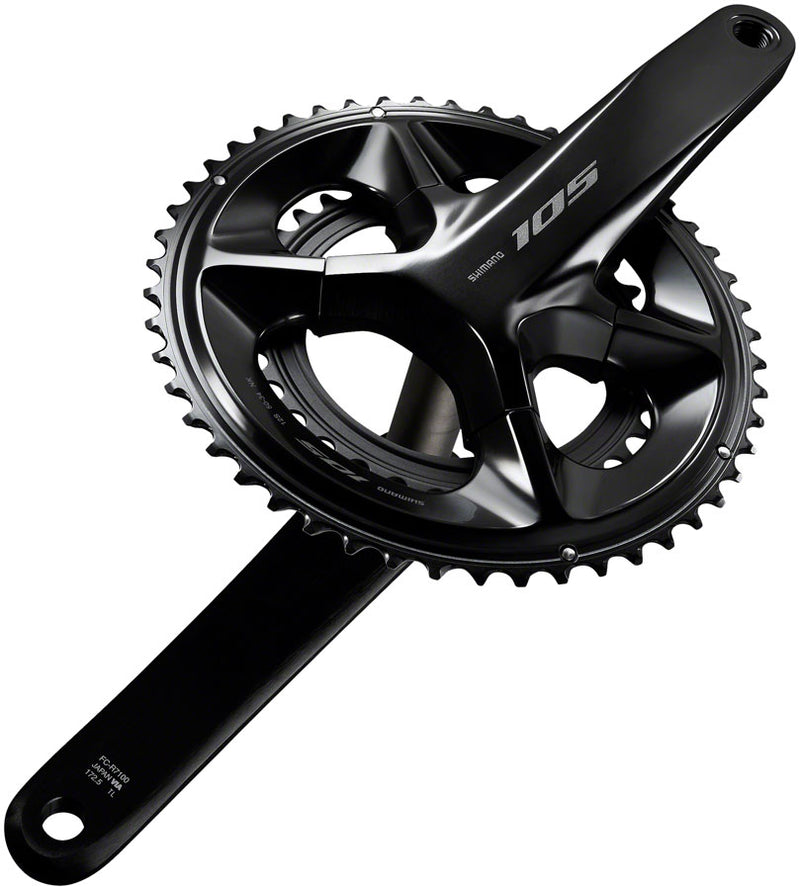 Load image into Gallery viewer, Shimano 105 FC-R7100 Crankset 175mm 12-Speed 50/34t 110 Asymmetric BCD