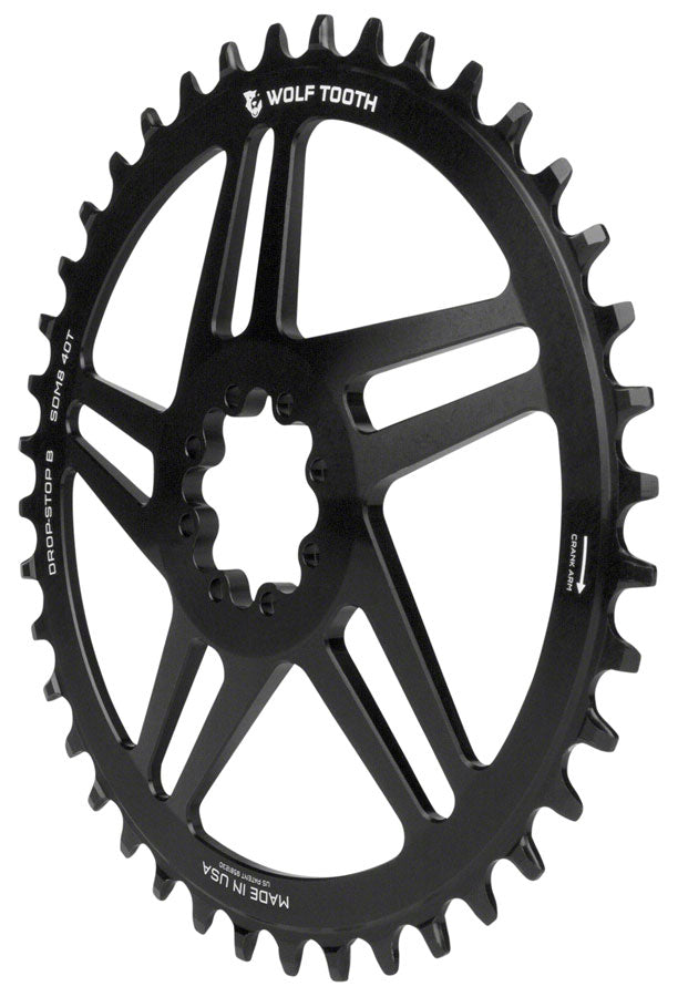 Load image into Gallery viewer, Wolf Tooth Chainring 44t SRAM Direct Mount 8-Bolt Crankksets Aluminum Black